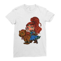 Artio Chibi Ladies Fitted T-shirt | Artistshot