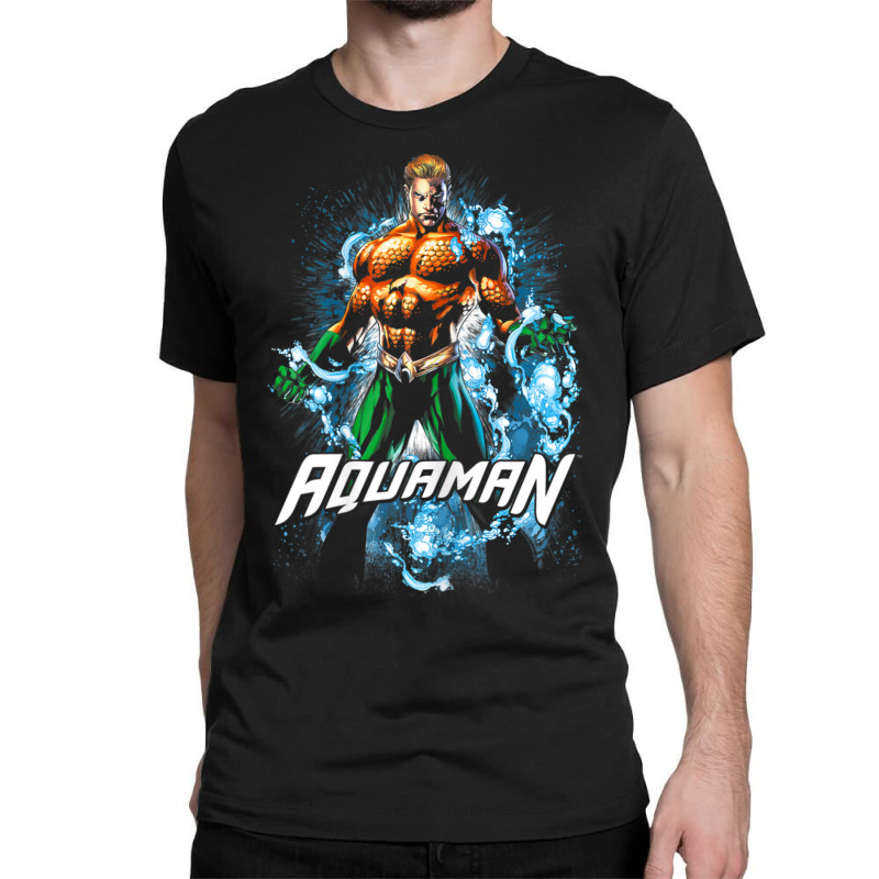 Aqua.man Water Powers Classic T-shirt by pancakesthedude | Artistshot