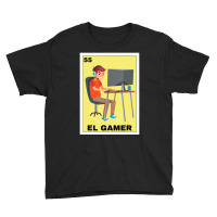 El Gamer Lottery Gift Mexican Lottery Gaming Youth Tee | Artistshot