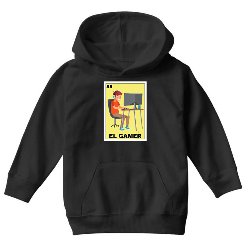 El Gamer Lottery Gift Mexican Lottery Gaming Youth Hoodie by degreesgunner | Artistshot