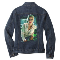 Ar.row Tv Series Felicity Smoak Longsleeve Ladies Denim Jacket | Artistshot