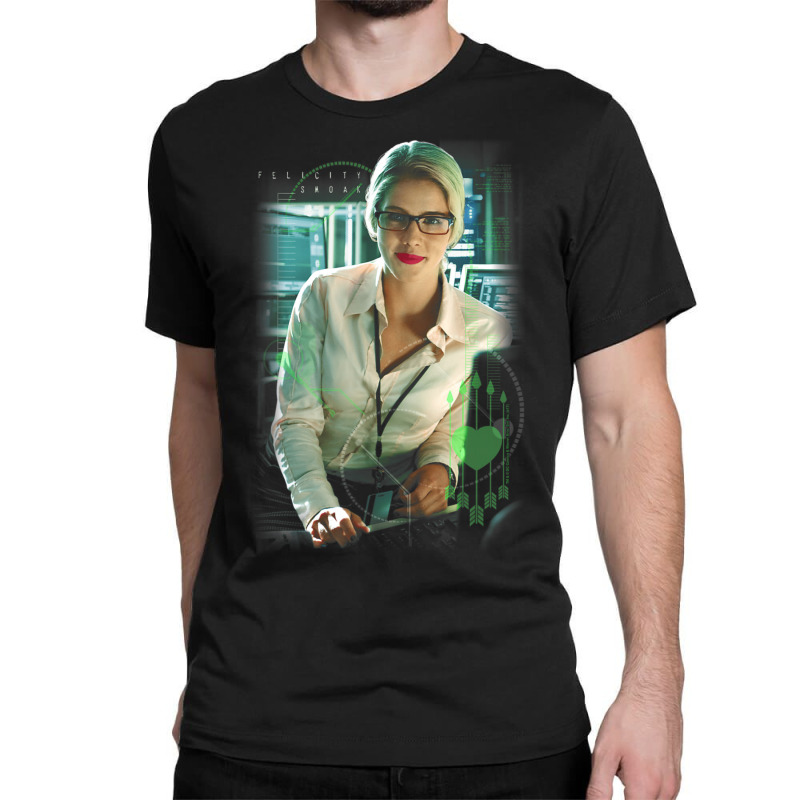 Ar.row Tv Series Felicity Smoak Classic T-shirt by pancakesthedude | Artistshot