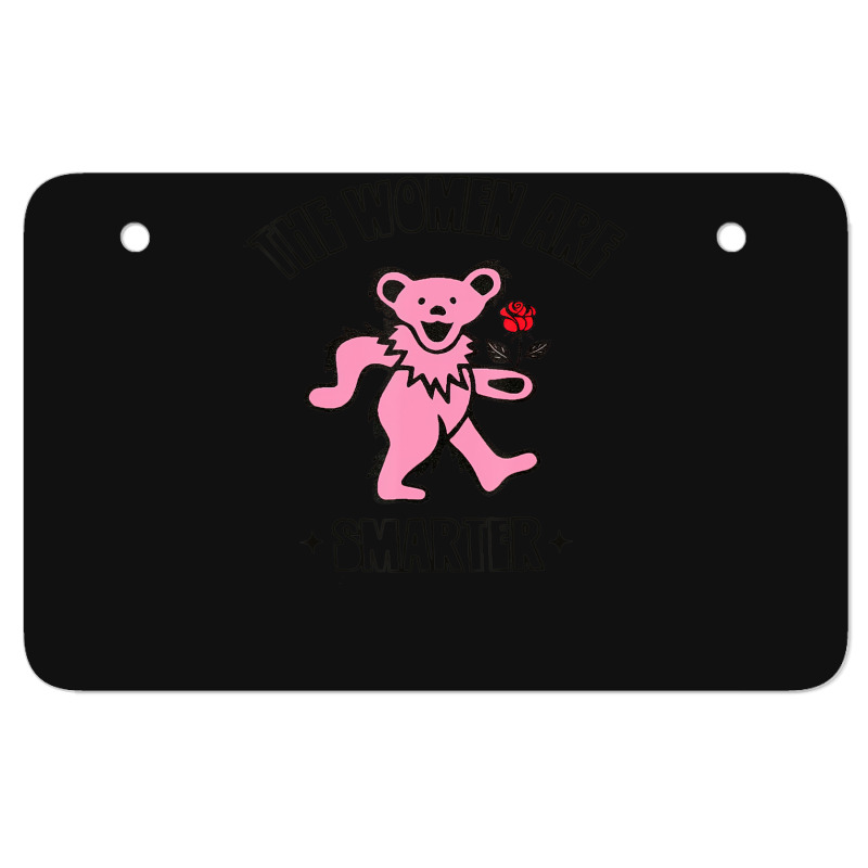 The Women Are Dancing Bear Smarter Atv License Plate | Artistshot