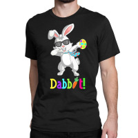 Dabbit Dabbing Easter Bunny Easter Egg T  Shirt Funny Dabbit Dabbing R Classic T-shirt | Artistshot