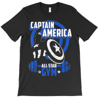 Cap.tain America All-star Gym Silhouette Hero T-shirt | Artistshot