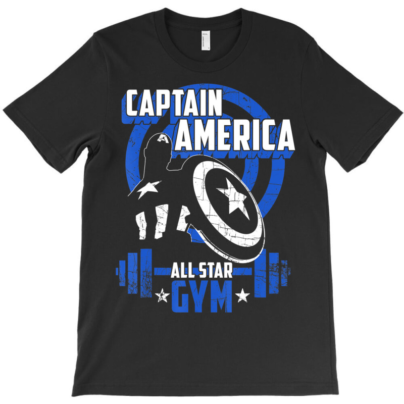 Cap.tain America All-star Gym Silhouette Hero T-shirt | Artistshot