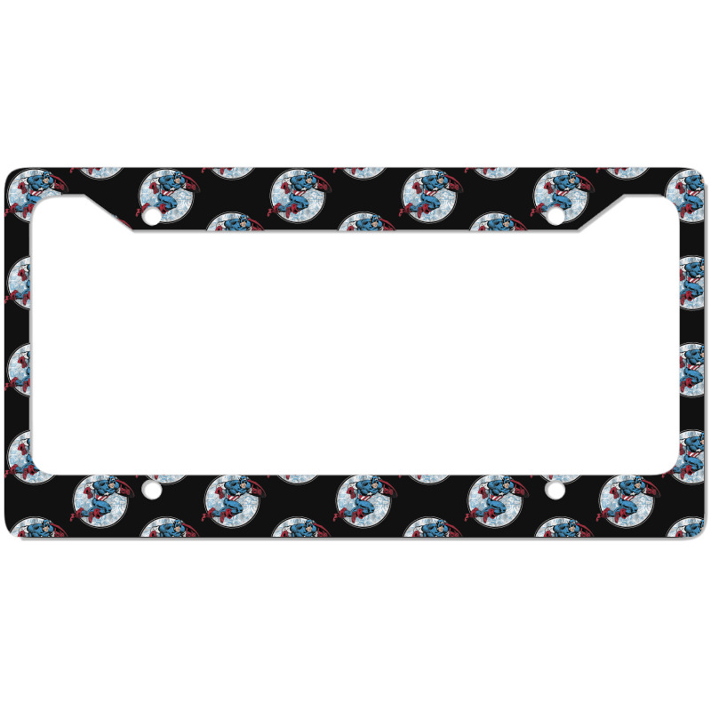 Cap.tain America Battle License Plate Frame | Artistshot