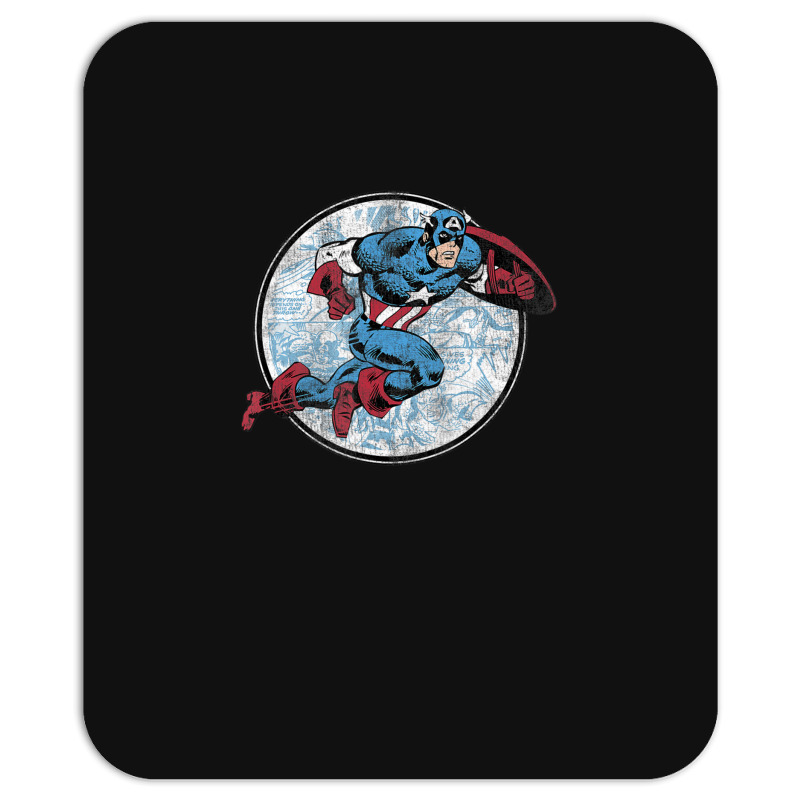 Cap.tain America Battle Mousepad | Artistshot