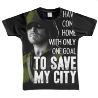 Ar.row Tv Series Save My City Graphic Youth T-shirt | Artistshot