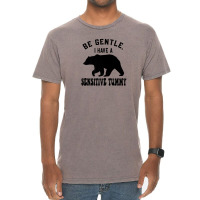 Be Gentle I Have A Sensitive Tummy Vintage T-shirt | Artistshot