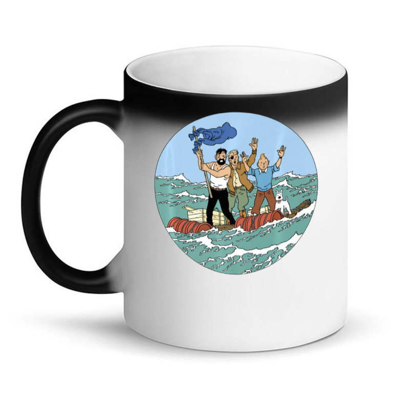 Tin-tin Sea Adventure With Captain Haddock Magic Mug | Artistshot