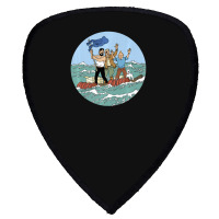 Tin-tin Sea Adventure With Captain Haddock Shield S Patch | Artistshot