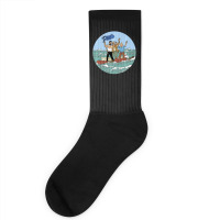 Tin-tin Sea Adventure With Captain Haddock Socks | Artistshot