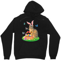 Easter Day T  Shirt Cat With Bunny Ears And Eggs Basket Kids Men Women Unisex Hoodie | Artistshot