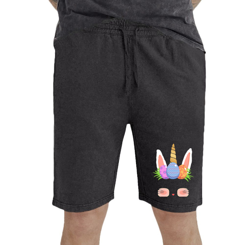 Easter Day T  Shirt Cute Easter Bunny Unicorn Eggs Gifts Kids Toddler Vintage Short | Artistshot