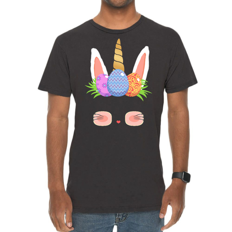 Easter Day T  Shirt Cute Easter Bunny Unicorn Eggs Gifts Kids Toddler Vintage T-shirt | Artistshot