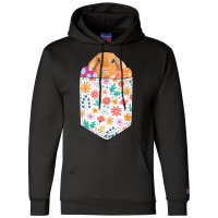 Easter Day T  Shirt Cute Rabbit Bunny Pet Easter Eggs In Pocket Easter Champion Hoodie | Artistshot