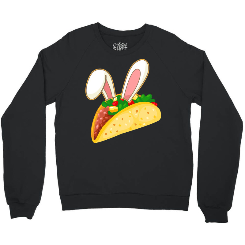 Easter Day T  Shirt Easter Taco Emoticon With Bunny Ears T  Shirt Crewneck Sweatshirt | Artistshot