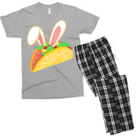 Easter Day T  Shirt Easter Taco Emoticon With Bunny Ears T  Shirt Men's T-shirt Pajama Set | Artistshot