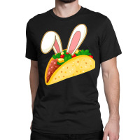 Easter Day T  Shirt Easter Taco Emoticon With Bunny Ears T  Shirt Classic T-shirt | Artistshot