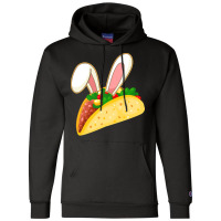 Easter Day T  Shirt Easter Taco Emoticon With Bunny Ears T  Shirt Champion Hoodie | Artistshot