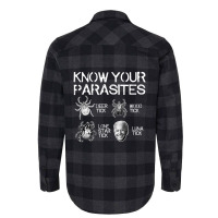 Know Your Parasites Tick Biden (on Back) Classic Flannel Shirt | Artistshot