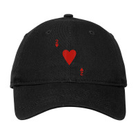 Two Of Hearts Blackjack Cards Poker 21 2 Adjustable Cap | Artistshot