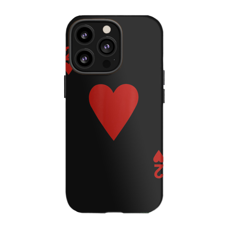 Two Of Hearts Blackjack Cards Poker 21 2 Iphone 13 Pro Case | Artistshot