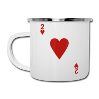 Two Of Hearts Blackjack Cards Poker 21 2 Camper Cup | Artistshot