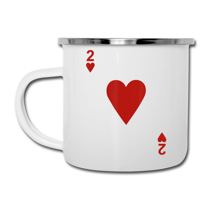 Two Of Hearts Blackjack Cards Poker 21 2 Camper Cup | Artistshot