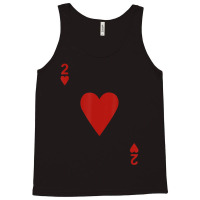 Two Of Hearts Blackjack Cards Poker 21 2 Tank Top | Artistshot