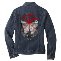 Slavic Sun - Kolovrat Ladies Denim Jacket | Artistshot