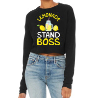 Lemonade Stand Boss Lemon Juice Gift Cropped Sweater | Artistshot