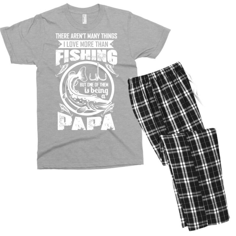 Fishing T  Shirtthere Aren't Many Things I Love More Than Fishing But Men's T-shirt Pajama Set | Artistshot