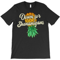 Upside Down Pineapple Down For Shenanigans Swinger T-shirt | Artistshot