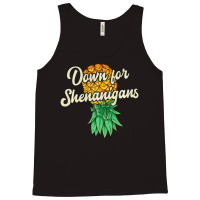 Upside Down Pineapple Down For Shenanigans Swinger Tank Top | Artistshot