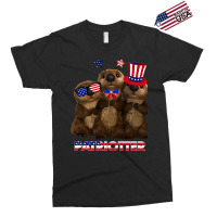 Otter Gift Patriot Otters Gift Otter 4th Of July Gift Otter American F Exclusive T-shirt | Artistshot