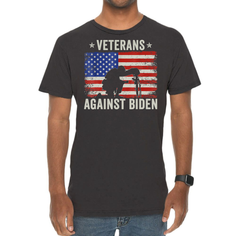 Veterans Against Say Their Names Joe Anti Biden, 4th July Vintage T-Shirt by Min09 | Artistshot