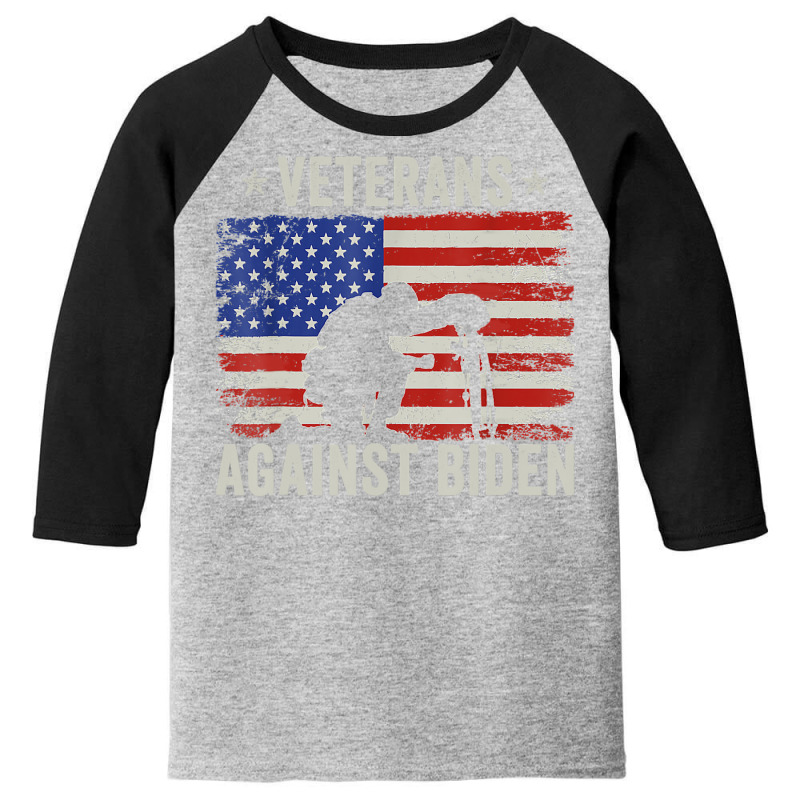 Veterans Against Say Their Names Joe Anti Biden, 4th July Youth 3/4 Sleeve by Min09 | Artistshot