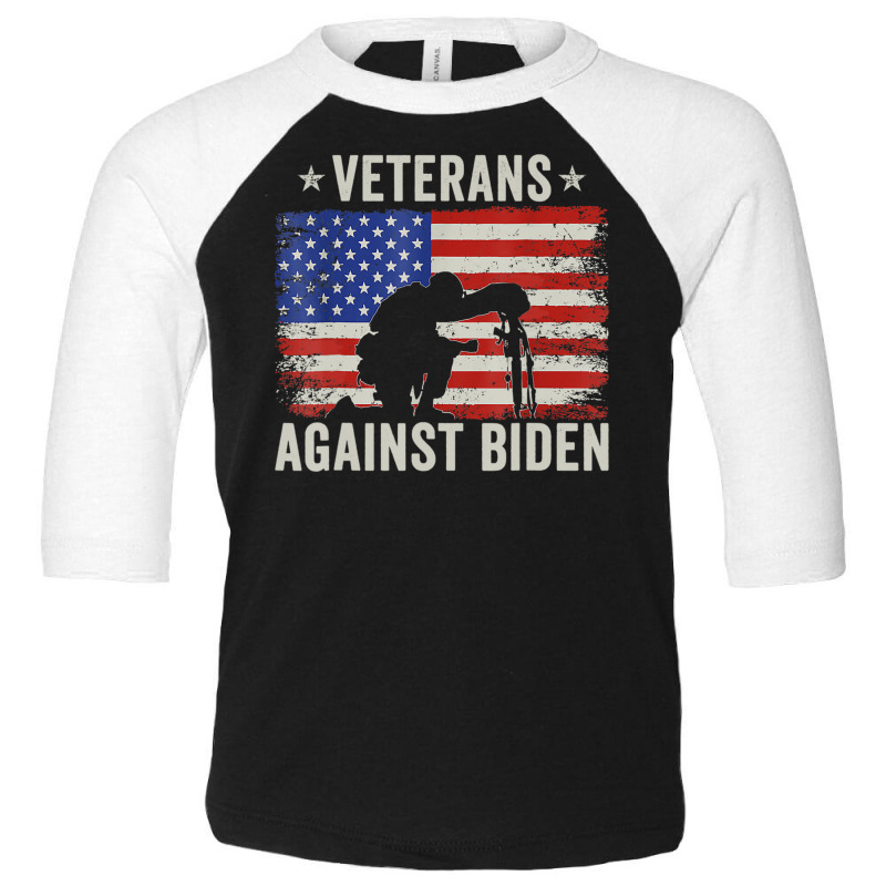 Veterans Against Say Their Names Joe Anti Biden, 4th July Toddler 3/4 Sleeve Tee by Min09 | Artistshot