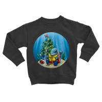 Under The Sea Christmas Toddler Sweatshirt | Artistshot