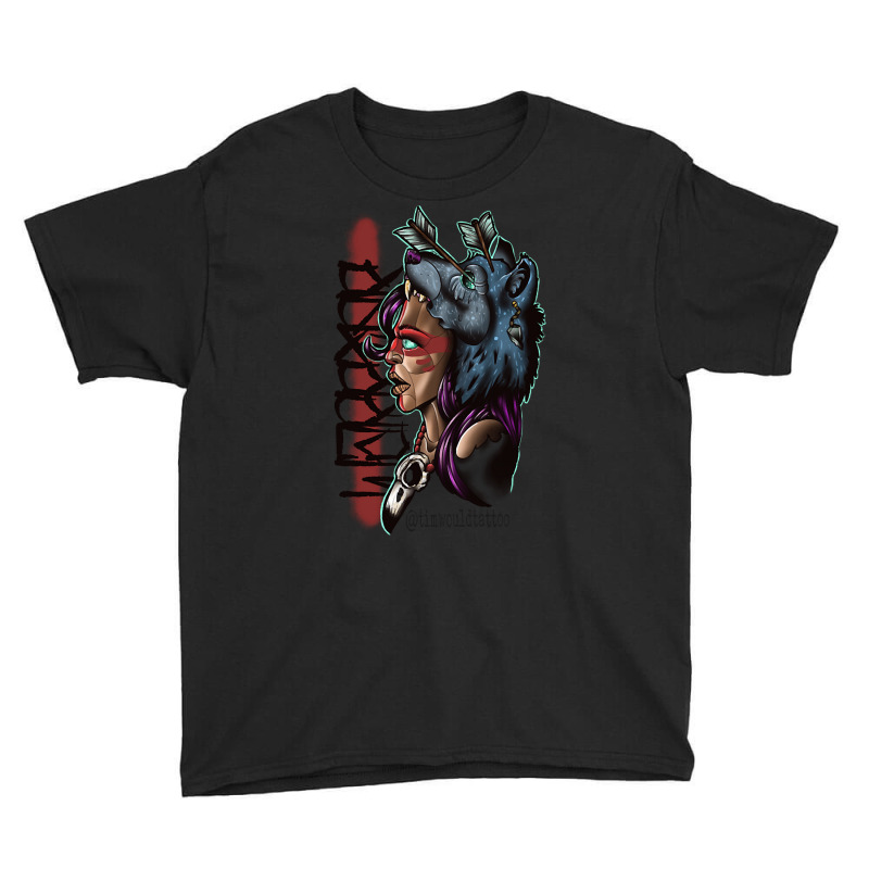 Warrior Woman Youth Tee | Artistshot