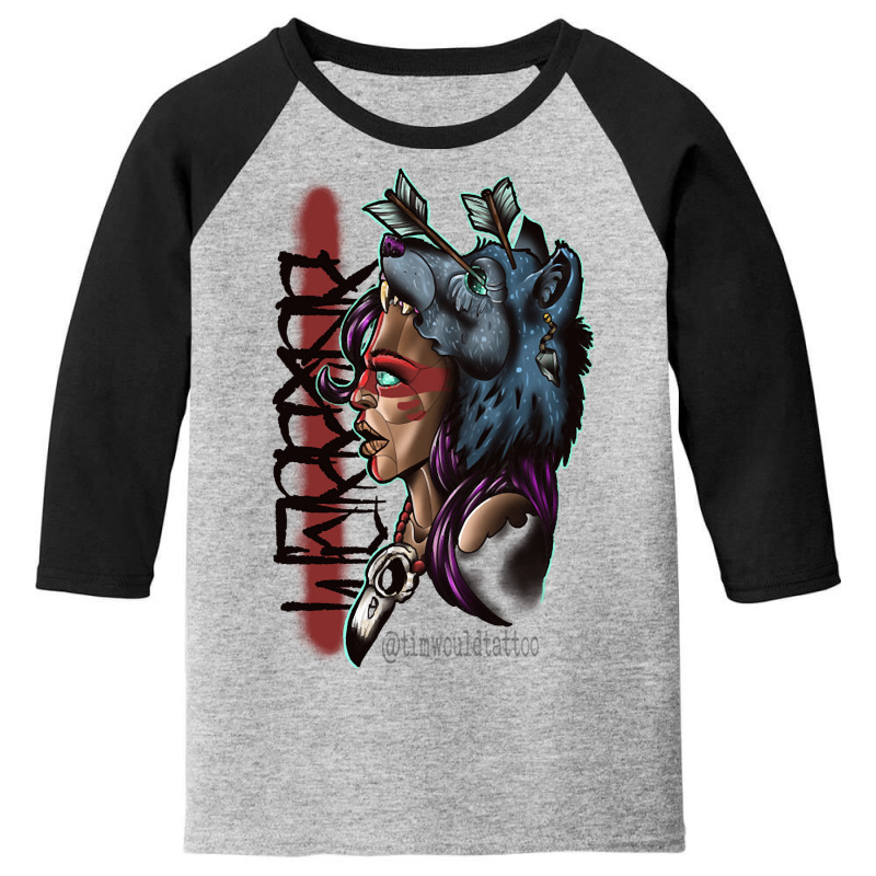 Warrior Woman Youth 3/4 Sleeve | Artistshot