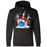 Funny Bowling With Christmas Ball Lover T  Shirt Funny Bowling With Ch Champion Hoodie | Artistshot