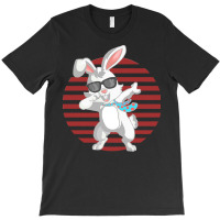 Funny Dabbit Dabbing Rabbit Sunglasses Easter Bunny Gifts T-shirt | Artistshot