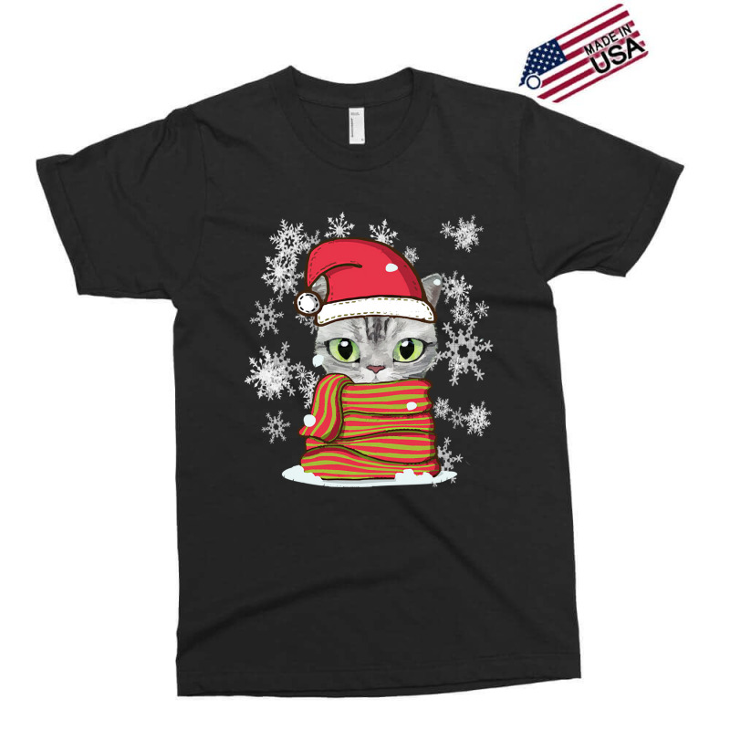 Cat Christmas Lovely Cat Christmas Exclusive T-shirt by Irena D Good | Artistshot