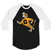 Vintage Walking Angry Tiger Grambling State 3/4 Sleeve Shirt | Artistshot