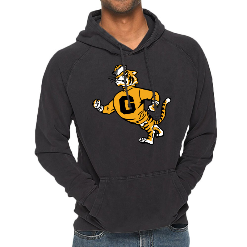 Vintage Walking Angry Tiger Grambling State Vintage Hoodie by JeremyHurley | Artistshot