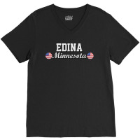 Edina Minnesota V-neck Tee | Artistshot