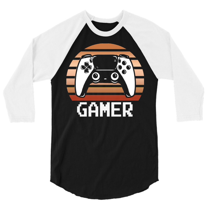 Gamer Clothes T  Shirt Gamer Pastel Goth Retro Funny 3/4 Sleeve Shirt | Artistshot